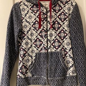 Boho Zip-down Hoodie